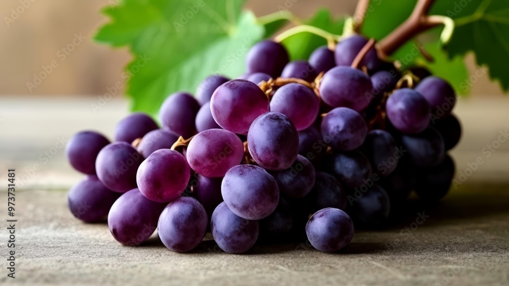 Luscious purple grapes fresh and ready to eat Luscious purple grapes fresh and ready to eat