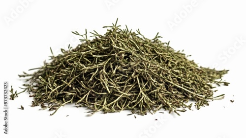  Freshly harvested dried herbs ready for culinary use