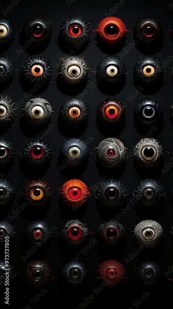 Intriguing display of eyes Intriguing display of eyes