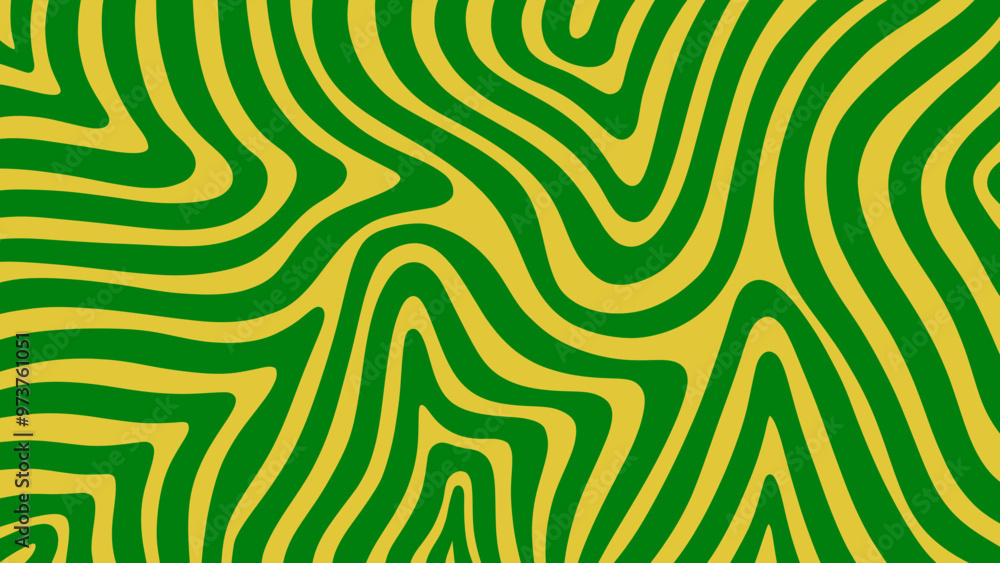 Green wave seamless pattern abstract background element Green wave seamless pattern abstract background element