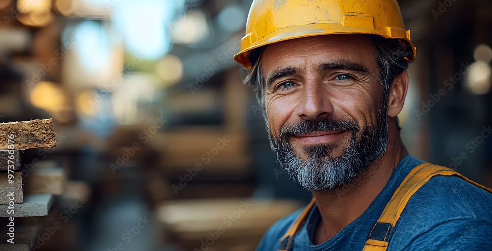 “Smiling Construction Worker in His Thirties Working on a Building Site”
“Smiling Construction Worker in His Thirties Working on a Building Site”