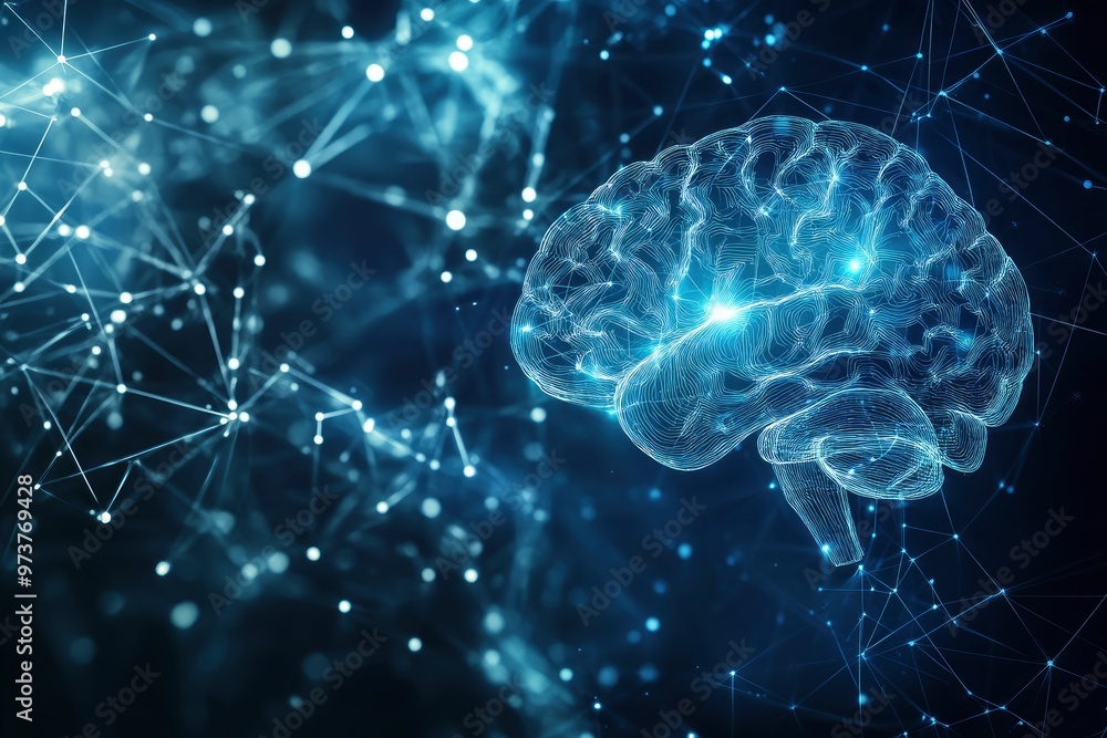 Deep learning. Mindfulness. Psychology.Brain Nervous System concept. human brain, thinking concept. Machine learning and artificial intelligence , ai Deep learning. Mindfulness. Psychology.Brain Nervous System concept. human brain, thinking concept. Machine learning and artificial intelligence , ai