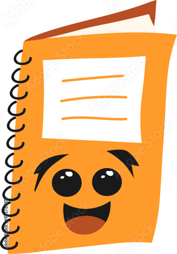 Cute Book Flat design