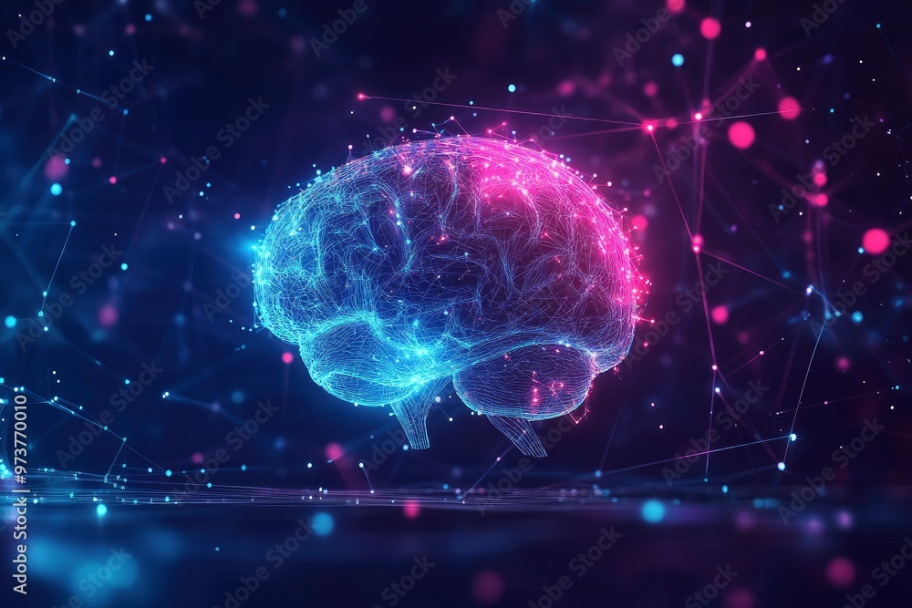 Deep learning. Mindfulness. Psychology.Brain Nervous System concept. human brain, thinking concept. Machine learning and artificial intelligence , ai Deep learning. Mindfulness. Psychology.Brain Nervous System concept. human brain, thinking concept. Machine learning and artificial intelligence , ai