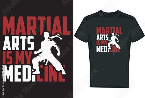 Martial Art T shirt Design