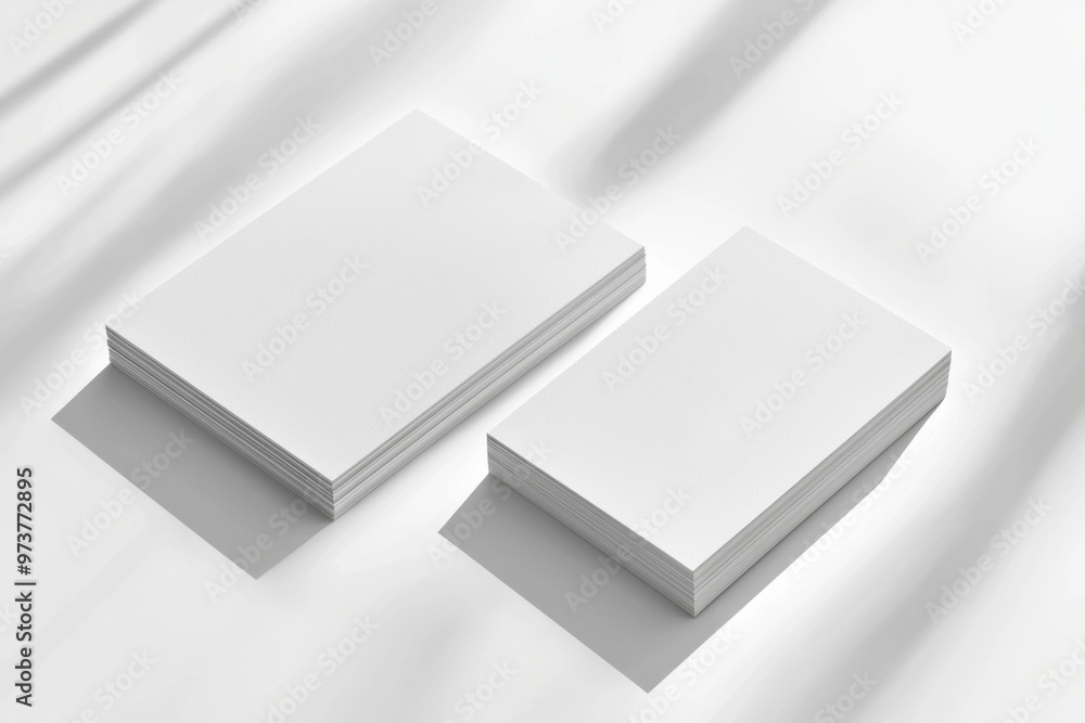 Business Card Mockup on Isolated Background created with Generative AI Business Card Mockup on Isolated Background created with Generative AI