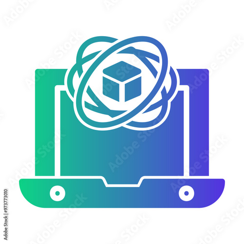 simulation Gradient icon