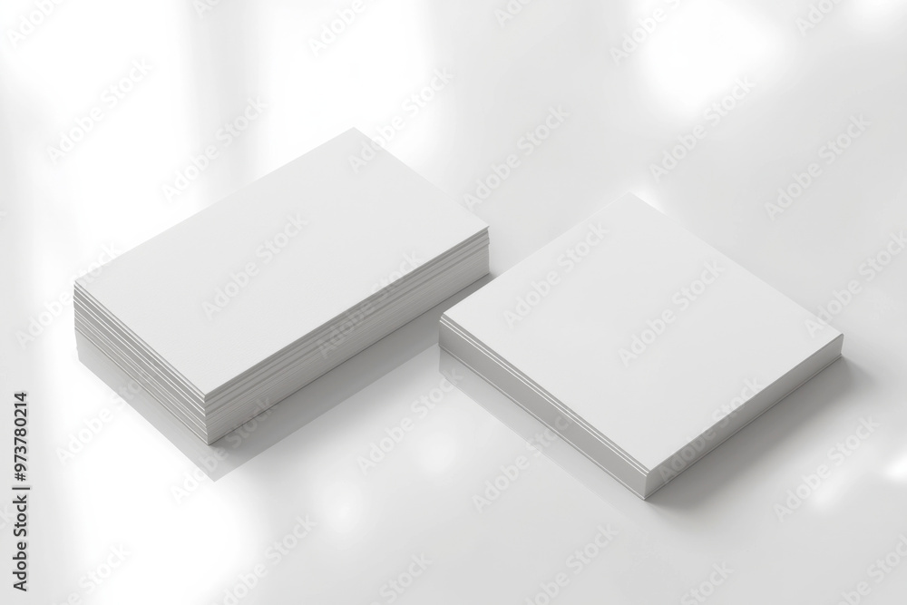 Business Card Mockup on Isolated Background created with Generative AI Business Card Mockup on Isolated Background created with Generative AI