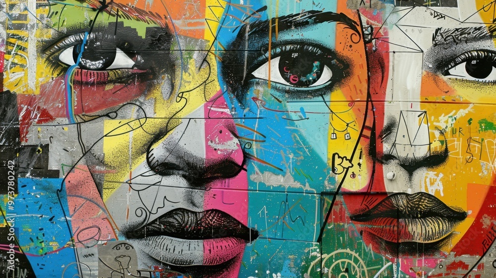 Fototapeta premium Cultural Consumption: Refers to engaging with art, music, literature, and cultural products, influencing societal values and fostering a sense of community identity.