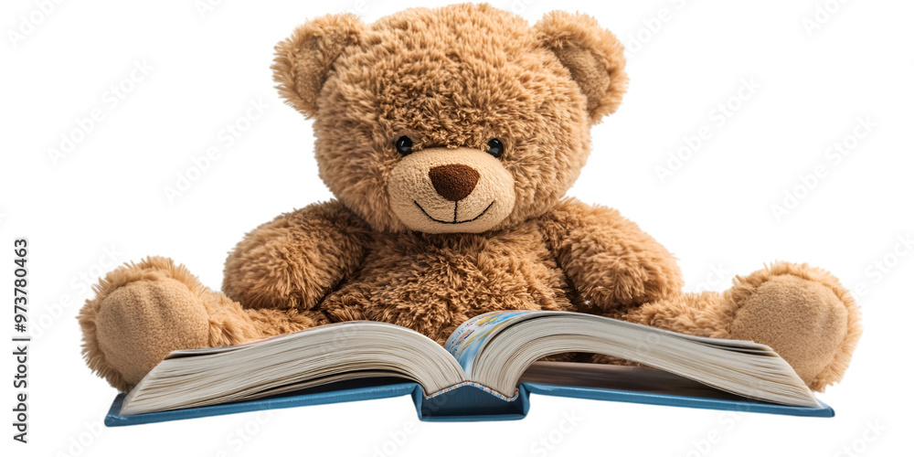 teeddy bear with book teeddy bear with book