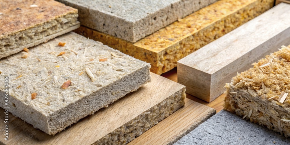 Durable and versatile building material made from a mix of cellulose fibers, cement, and additives Durable and versatile building material made from a mix of cellulose fibers, cement, and additives