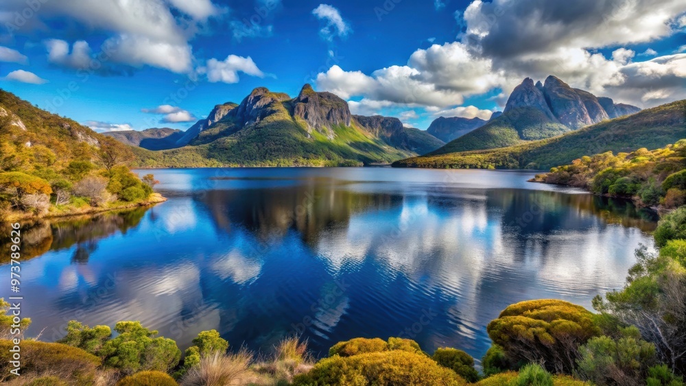 Stunning photo of Lake St. Clair in Cradle Mountain National Park, Tasmania Stunning photo of Lake St. Clair in Cradle Mountain National Park, Tasmania