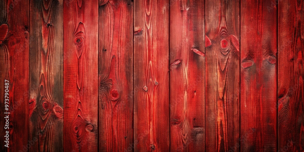 Fototapeta premium Red wood texture with a vintage background, red, wood, texture, background, vintage, old, dark, grunge, weathered, rough, pattern