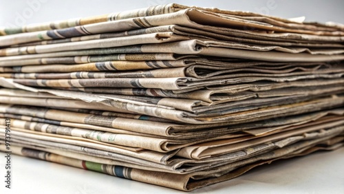 A stack of old newspapers, news, paper, vintage, media, journalism, articles, stack, information, headlines, printed