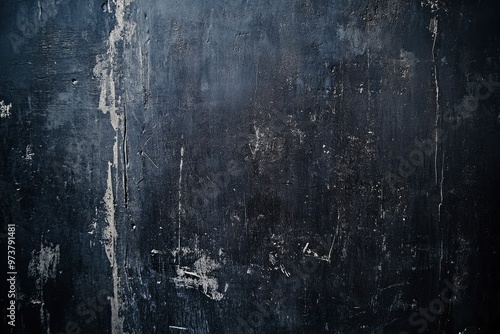 Black dark concrete wall background. Pattern board cement texture grunge dirty scratched for show anthracite promote product urban floor and abstract paper design element decor. Blackboard blank , ai