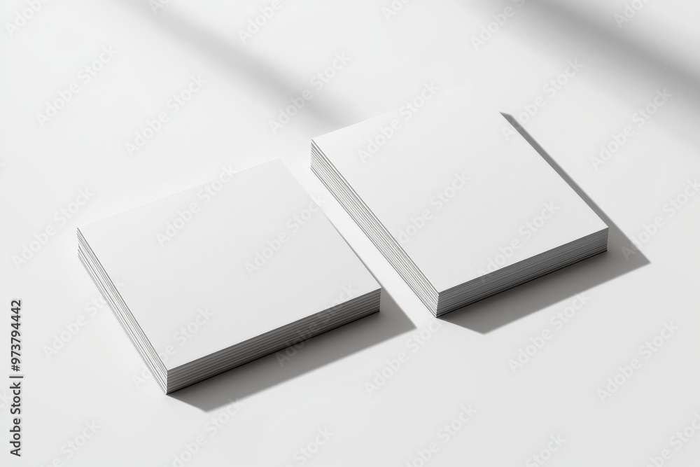Business Card Mockup on Isolated Background created with Generative AI Business Card Mockup on Isolated Background created with Generative AI