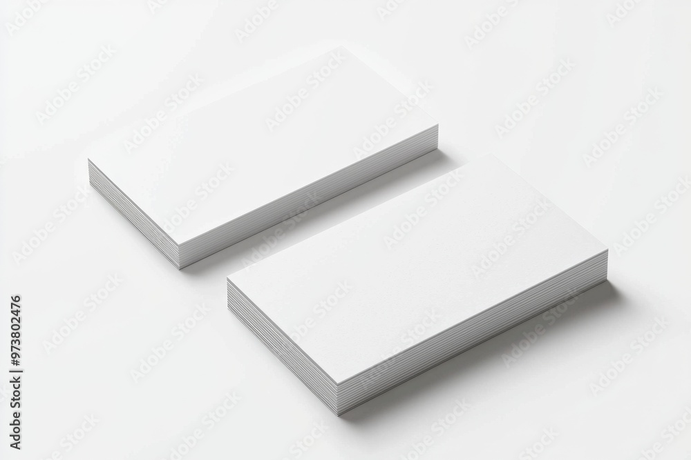 Business Card Mockup on Isolated Background created with Generative AI Business Card Mockup on Isolated Background created with Generative AI