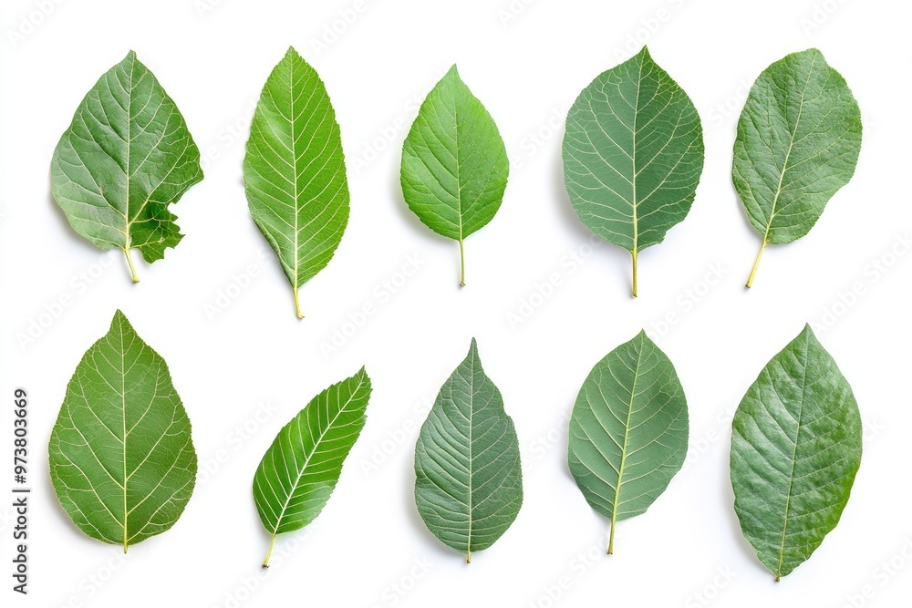 Walnut leaves collection. Leaves top view isolated. Green walnut leaf on white background. Flat lay leaf with clipping path. Full depth of field. Perfect not AI walnut leaf, true photo, ai Walnut leaves collection. Leaves top view isolated. Green walnut leaf on white background. Flat lay leaf with clipping path. Full depth of field. Perfect not AI walnut leaf, true photo, ai