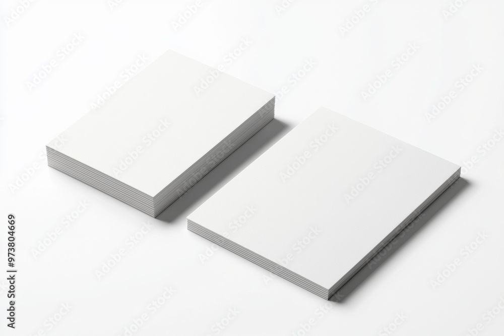 Business Card Mockup on Isolated Background created with Generative AI Business Card Mockup on Isolated Background created with Generative AI
