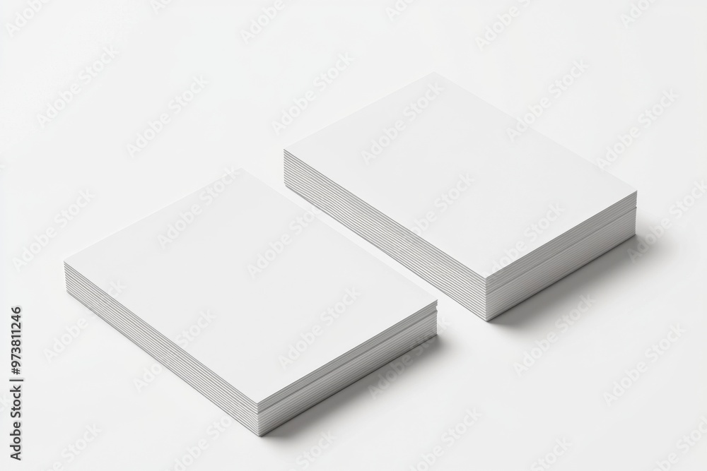 Business Card Mockup on Isolated Background created with Generative AI Business Card Mockup on Isolated Background created with Generative AI
