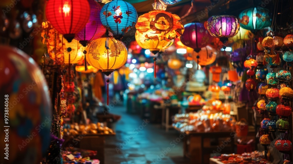 A festive Halloween market in a Latin American town, with colorful papel picado banners, vibrant costumes, and traditional treats displayed on decorated stalls. A festive Halloween market in a Latin American town, with colorful papel picado banners, vibrant costumes, and traditional treats displayed on decorated stalls.