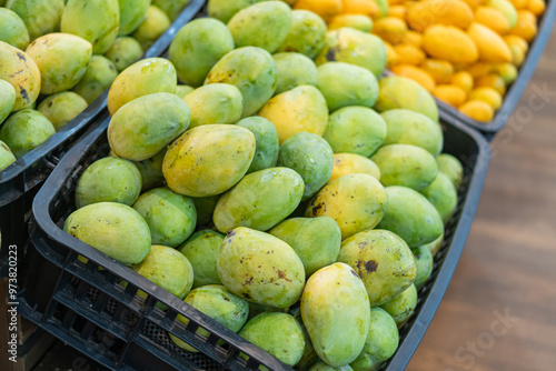 Basket of Ripe Mangoes