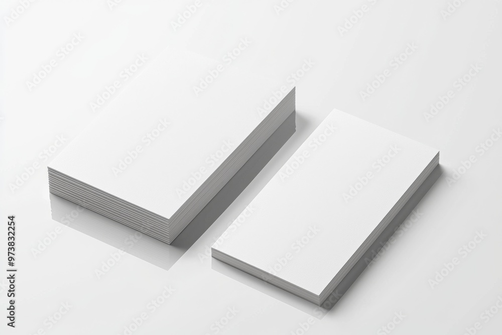 Business Card Mockup on Isolated Background created with Generative AI Business Card Mockup on Isolated Background created with Generative AI