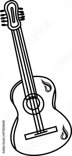 Musical Instrumen Outline