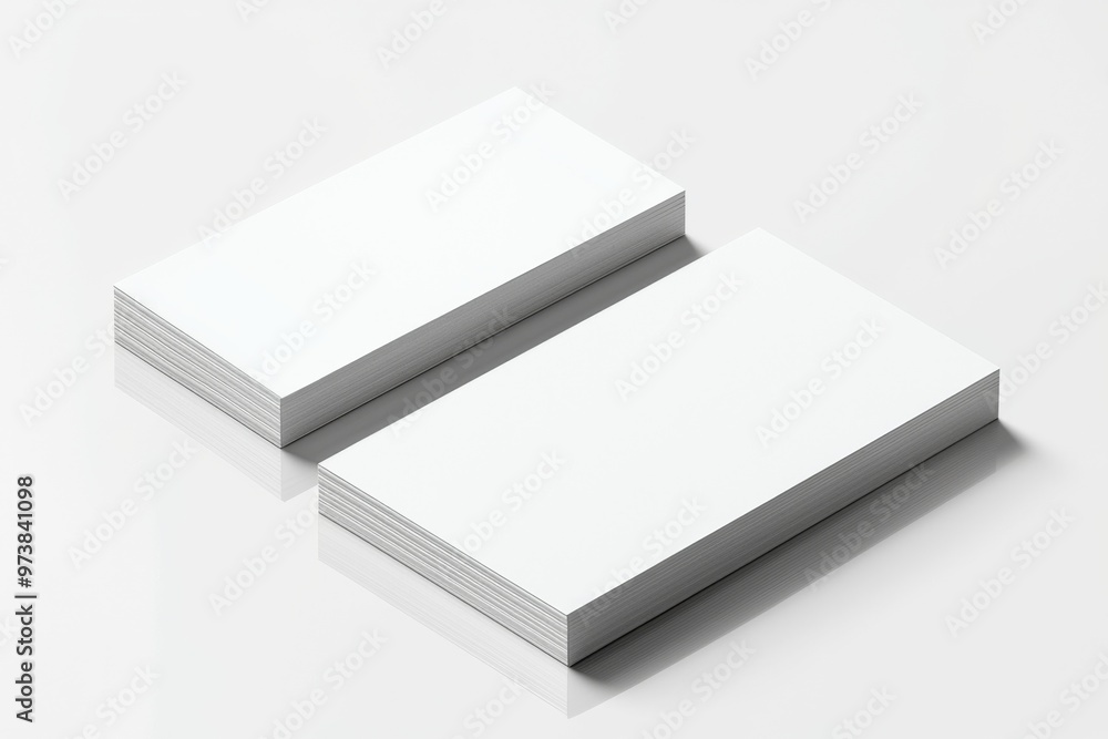 Business Card Mockup on Isolated Background created with Generative AI Business Card Mockup on Isolated Background created with Generative AI