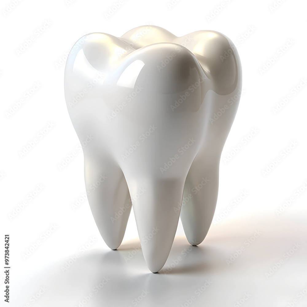 tooth on white tooth on white
