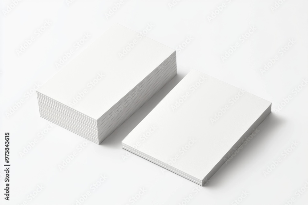 Business Card Mockup on Isolated Background created with Generative AI Business Card Mockup on Isolated Background created with Generative AI