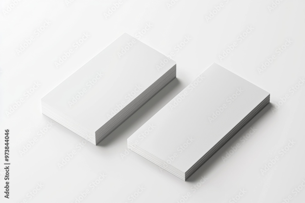 Business Card Mockup on Isolated Background created with Generative AI Business Card Mockup on Isolated Background created with Generative AI