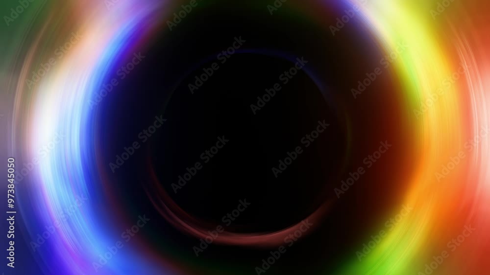 3D render, Neon lights glow abstract background, Bright circle colorful. Seamless loop video background. 3D render, Neon lights glow abstract background, Bright circle colorful. Seamless loop video background.