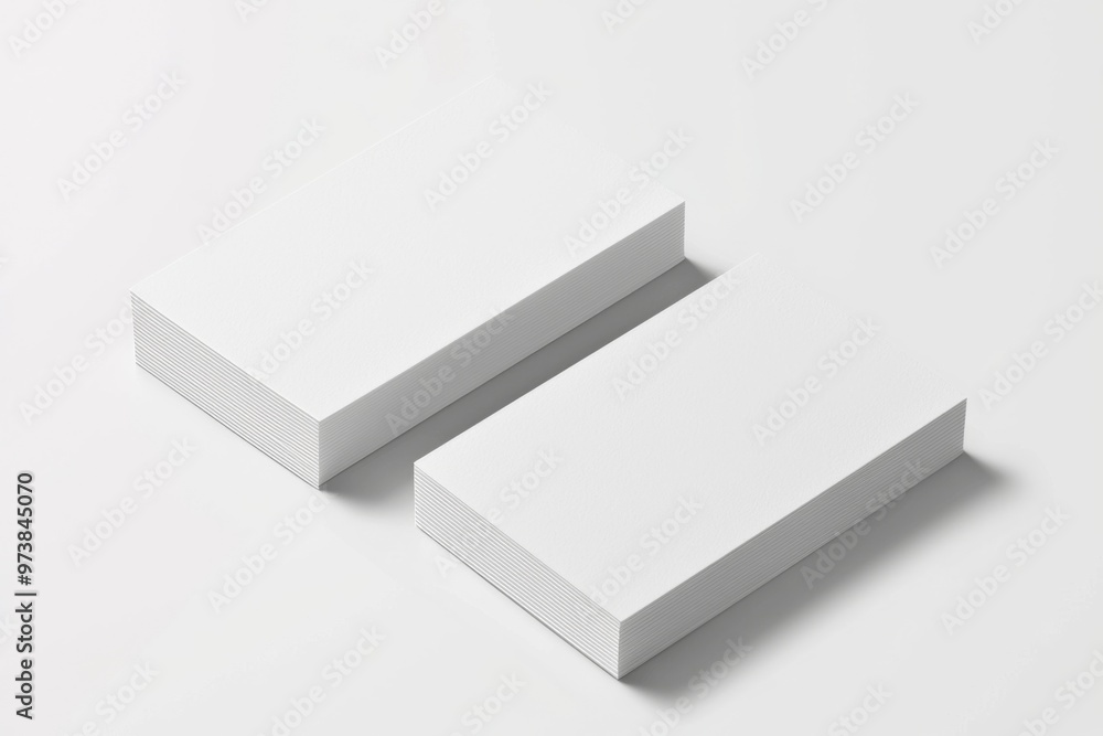Business Card Mockup on Isolated Background created with Generative AI Business Card Mockup on Isolated Background created with Generative AI