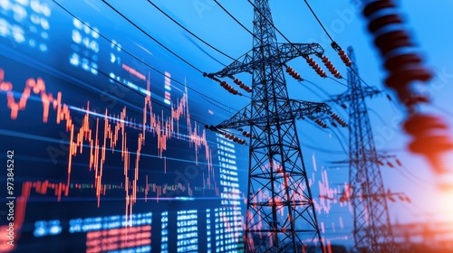 Electric Power Grid and Stock Market Chart