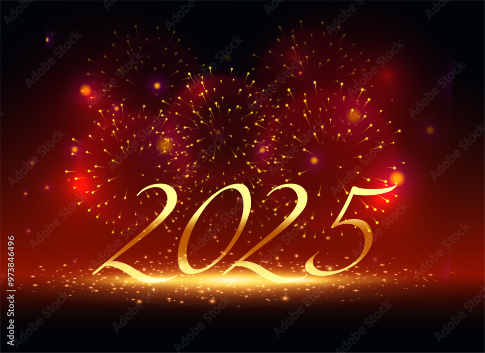 happy new year 2025 background with firework celebration happy new year 2025 background with firework celebration