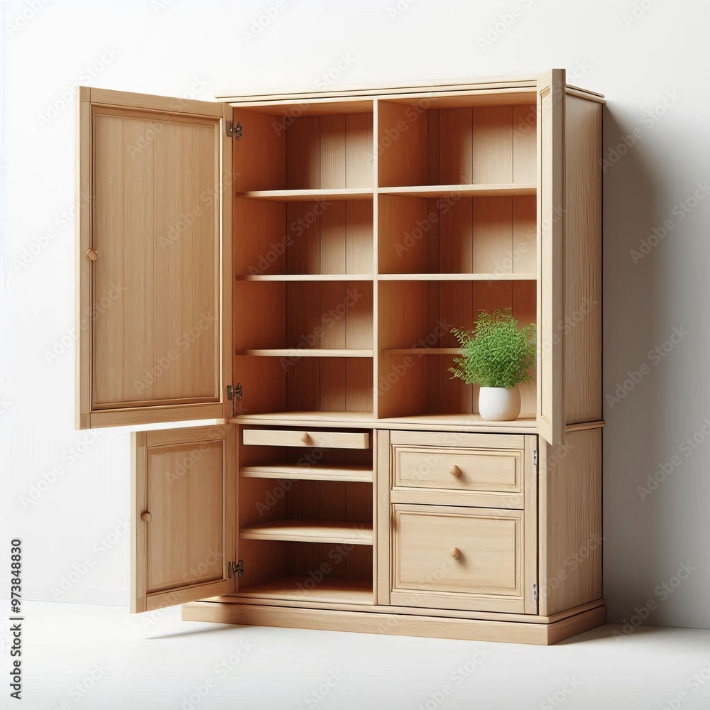 empty Wooden shelves stacked on a wall creating a rustic display for books and decor empty Wooden shelves stacked on a wall creating a rustic display for books and decor