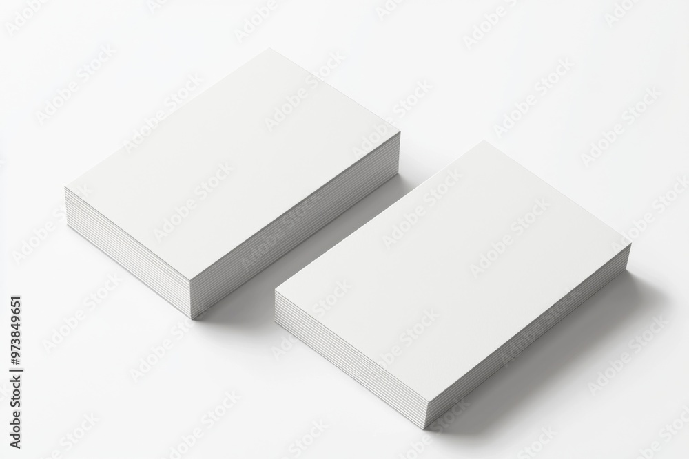 Business Card Mockup on Isolated Background created with Generative AI Business Card Mockup on Isolated Background created with Generative AI