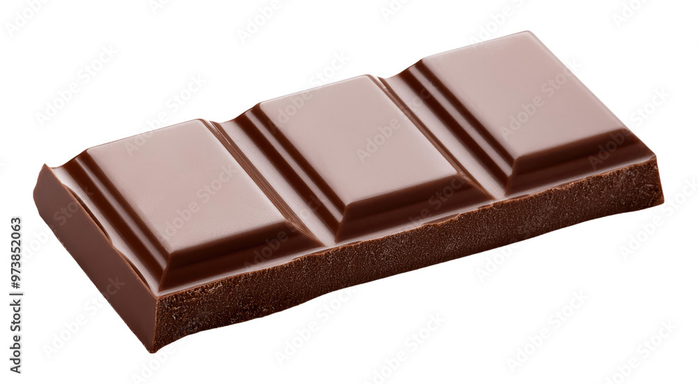 Chocolate Bar Isolated on Transparent Background Chocolate Bar Isolated on Transparent Background