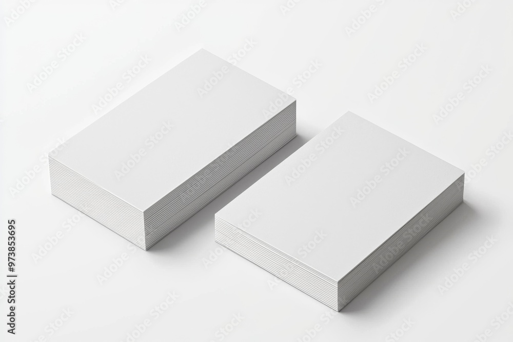 Business Card Mockup on Isolated Background created with Generative AI Business Card Mockup on Isolated Background created with Generative AI
