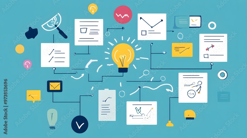 Abstract Visual Representation of Idea Generation and Development Abstract Visual Representation of Idea Generation and Development