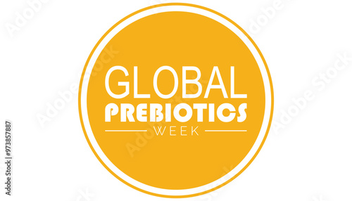 Global Prebiotics week is observed every year on November. Medical Healthcare Awareness concept. background, placard, banner template Vector illustration design.