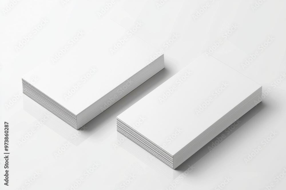 Business Card Mockup on Isolated Background created with Generative AI Business Card Mockup on Isolated Background created with Generative AI