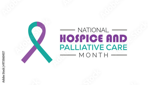 National Hospice and Palliative Care Month is observed every year on November. Medical Healthcare Awareness concept. background, placard, banner template Vector illustration design.
