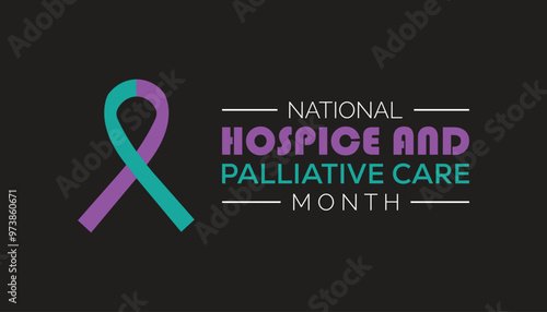 National Hospice and Palliative Care Month is observed every year on November. Medical Healthcare Awareness concept. background, placard, banner template Vector illustration design.