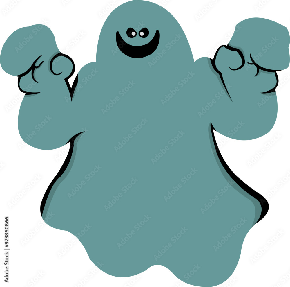 Fototapeta premium Halloween Cute Ghost
