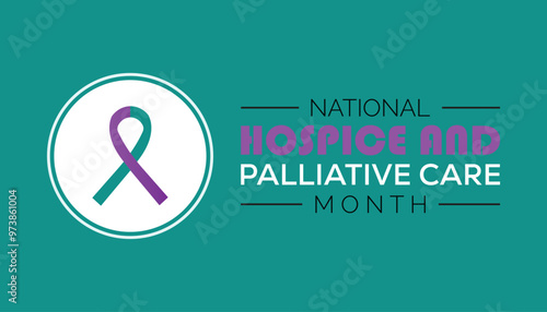 National Hospice and Palliative Care Month is observed every year on November. Medical Healthcare Awareness concept. background, placard, banner template Vector illustration design.