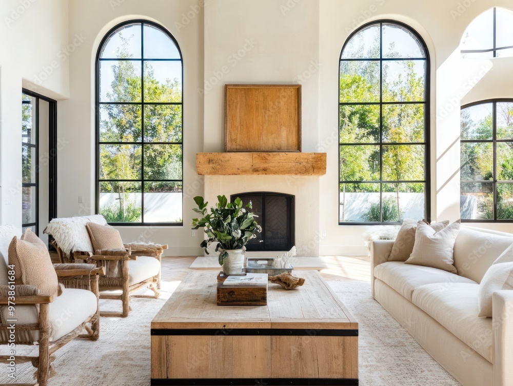 Fototapeta premium Mediterranean Cottage Living Room