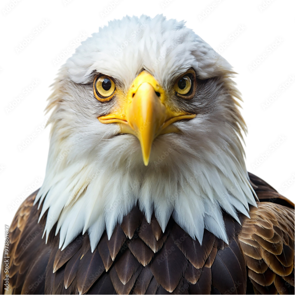 American bald eagle Isolated On Transparent Background American bald eagle Isolated On Transparent Background