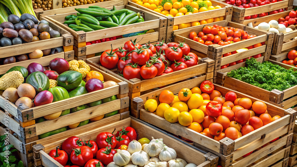 vegetables at the market vegetables at the market
